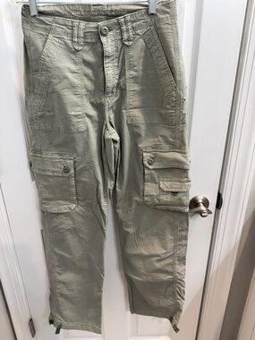 American Eagle Outfitters womens Light Olive Cargo Pants size 2